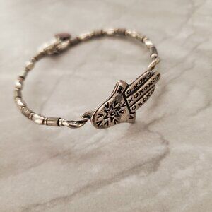 ✨ Alex and Ani Vintage 66 Silver Beaded Hand Expandable Bracelet ✨